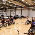 The Jazz and Warriors come together at the 2020 Toyota national Wheelchair Basketball Tournament in Wichita, Kan. (Photo by Christopher Di Virgilio).