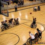 The Sonics and Rancho come together at the 2020 Toyota national Wheelchair Basketball Tournament in Wichita, Kan. (Photo by Christopher Di Virgilio).