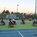 Athletes learn the finer points of wheelchair tennis thanks to a program in place at Ability 360 Sports & Fitness Center in Phoenix, Ariz. (Photo by Christopher Di Virgilio).