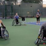 Athletes learn the finer points of wheelchair tennis thanks to a program in place at Ability 360 Sports & Fitness Center in Phoenix, Ariz. (Photo by Christopher Di Virgilio).