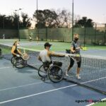 Athletes learn the finer points of wheelchair tennis thanks to a program in place at Ability 360 Sports & Fitness Center in Phoenix, Ariz. (Photo by Christopher Di Virgilio).