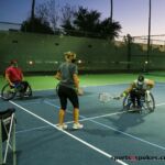 Athletes learn the finer points of wheelchair tennis thanks to a program in place at Ability 360 Sports & Fitness Center in Phoenix, Ariz. (Photo by Christopher Di Virgilio).