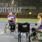 Athletes learn the finer points of wheelchair tennis thanks to a program in place at Ability 360 Sports & Fitness Center in Phoenix, Ariz. (Photo by Christopher Di Virgilio).
