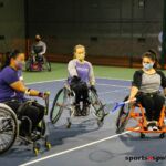 Athletes learn the finer points of wheelchair tennis thanks to a program in place at Ability 360 Sports & Fitness Center in Phoenix, Ariz. (Photo by Christopher Di Virgilio).