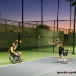 Athletes learn the finer points of wheelchair tennis thanks to a program in place at Ability 360 Sports & Fitness Center in Phoenix, Ariz. (Photo by Christopher Di Virgilio).