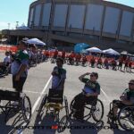 The Division I Minnesota Twins and Nebraska Barons and the Division II Minnesota Flamethrowers and Sluggers competed during the 2021 USA Wheelchair Softball World Series Championship games in Biloxi, Miss. The Barons beat the Twins 9 - 4 while the Flamethrowers won over the Sluggers 8 - 5. (Photos by Christopher Di Virgilio).