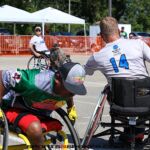 The Division I Minnesota Twins and Nebraska Barons and the Division II Minnesota Flamethrowers and Sluggers competed during the 2021 USA Wheelchair Softball World Series Championship games in Biloxi, Miss. The Barons beat the Twins 9 - 4 while the Flamethrowers won over the Sluggers 8 - 5. (Photos by Christopher Di Virgilio).