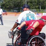 The Division I Minnesota Twins and Nebraska Barons and the Division II Minnesota Flamethrowers and Sluggers competed during the 2021 USA Wheelchair Softball World Series Championship games in Biloxi, Miss. The Barons beat the Twins 9 - 4 while the Flamethrowers won over the Sluggers 8 - 5. (Photos by Christopher Di Virgilio).