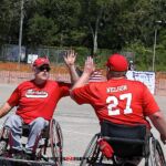 The Division I Minnesota Twins and Nebraska Barons and the Division II Minnesota Flamethrowers and Sluggers competed during the 2021 USA Wheelchair Softball World Series Championship games in Biloxi, Miss. The Barons beat the Twins 9 - 4 while the Flamethrowers won over the Sluggers 8 - 5. (Photos by Christopher Di Virgilio).