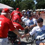 The Division I Minnesota Twins and Nebraska Barons and the Division II Minnesota Flamethrowers and Sluggers competed during the 2021 USA Wheelchair Softball World Series Championship games in Biloxi, Miss. The Barons beat the Twins 9 - 4 while the Flamethrowers won over the Sluggers 8 - 5. (Photos by Christopher Di Virgilio).