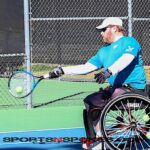 More than 30 athletes from as far away as Hawaii came to Tucson, Ariz., for the 2022 Arizona Open Wheelchair Tennis Tournament, hosted by Southern Arizona Adaptive Sports. (Photo by Christopher Di Virgilio).