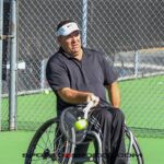 More than 30 athletes from as far away as Hawaii came to Tucson, Ariz., for the 2022 Arizona Open Wheelchair Tennis Tournament, hosted by Southern Arizona Adaptive Sports. (Photo by Christopher Di Virgilio).