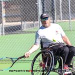 More than 30 athletes from as far away as Hawaii came to Tucson, Ariz., for the 2022 Arizona Open Wheelchair Tennis Tournament, hosted by Southern Arizona Adaptive Sports. (Photo by Christopher Di Virgilio).