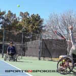 More than 30 athletes from as far away as Hawaii came to Tucson, Ariz., for the 2022 Arizona Open Wheelchair Tennis Tournament, hosted by Southern Arizona Adaptive Sports. (Photo by Christopher Di Virgilio).