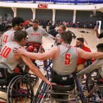 A select group of collegiate wheelchair basketball teams came to Tucson to take part in a collegiate basketball tournament and celebrate celebrating a gift and dedication of the Cody Schechter Gym and Locker Room for Adaptive Athletics from UArizona alumni and Phoenix businessman, Eric Schechter. (Photo by Christopher Di Virgilio).