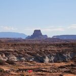 The landscape of Page, Ariz., surrounds the waters of Lake Powell. (Photo by Christopher Di Virgilio/SNS).