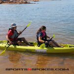 Enjoying adaptive kayaking on Lake Powell during an adaptive water event hosted by Arizona Adaptive Watersports. (Photo by Christopher Di Virgilio/SNS).