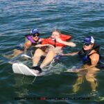 Enjoying adaptive water skiing on Lake Powell during an adaptive water event hosted by Arizona Adaptive Watersports. (Photo by Christopher Di Virgilio/SNS).