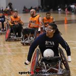 The 2023 PVA Wheelchair Rugby Invitational brought 16 rugby teams to Raleigh, N.C. for a weekend of hard-hitting competition and sport. The Arizona 360 Heat took the championship over the WASA Lightening. (Photos by Christopher Di Virgilio).