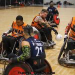 The 2023 PVA Wheelchair Rugby Invitational brought 16 rugby teams to Raleigh, N.C. for a weekend of hard-hitting competition and sport. The Arizona 360 Heat took the championship over the WASA Lightening. (Photos by Christopher Di Virgilio).