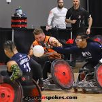 The 2023 PVA Wheelchair Rugby Invitational brought 16 rugby teams to Raleigh, N.C. for a weekend of hard-hitting competition and sport. The Arizona 360 Heat took the championship over the WASA Lightening. (Photos by Christopher Di Virgilio).