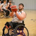 The St. Louis Rolling Rams beat Texas ATX 35-32 during the NIT Tournament at the 2023 NWBA Junior Wheelchair Basketball National Championships in Bel Aire, Kan. (Photos by Christopher Di Virgilio).