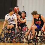 The St. Louis Rolling Rams beat Texas ATX 35-32 during the NIT Tournament at the 2023 NWBA Junior Wheelchair Basketball National Championships in Bel Aire, Kan. (Photos by Christopher Di Virgilio).