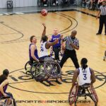 The Golden State Road Warriors beat the New York Rollin’ Nicks 55-52 at the 2023 NWBA Adult Division 1 Wheelchair Basketball National Championships at Wichita Hoops in Bel Aire, Kan.(Photos by Christopher Di Virgilio).