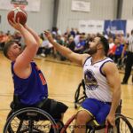 The Golden State Road Warriors beat the New York Rollin’ Nicks 55-52 at the 2023 NWBA Adult Division 1 Wheelchair Basketball National Championships at Wichita Hoops in Bel Aire, Kan.(Photos by Christopher Di Virgilio).
