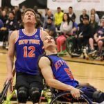 The Golden State Road Warriors beat the New York Rollin’ Nicks 55-52 at the 2023 NWBA Adult Division 1 Wheelchair Basketball National Championships at Wichita Hoops in Bel Aire, Kan.(Photos by Christopher Di Virgilio).