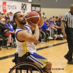 The Golden State Road Warriors beat the New York Rollin’ Nicks 55-52 at the 2023 NWBA Adult Division 1 Wheelchair Basketball National Championships at Wichita Hoops in Bel Aire, Kan.(Photos by Christopher Di Virgilio).