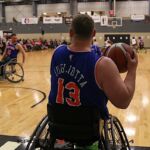 The Golden State Road Warriors beat the New York Rollin’ Nicks 55-52 at the 2023 NWBA Adult Division 1 Wheelchair Basketball National Championships at Wichita Hoops in Bel Aire, Kan.(Photos by Christopher Di Virgilio).