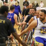 The Golden State Road Warriors beat the New York Rollin’ Nicks 55-52 at the 2023 NWBA Adult Division 1 Wheelchair Basketball National Championships at Wichita Hoops in Bel Aire, Kan.(Photos by Christopher Di Virgilio).