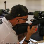 Air rifle competition during at Arizona Disabled Sports during the 2023 Desert Challenge games in Mesa, Ariz. (Photo by Christopher Di Virgilio).
