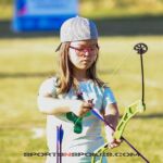 Archery competition during at Mesa Community College during the 2023 Desert Challenge games in Mesa, Ariz. (Photo by Christopher Di Virgilio).