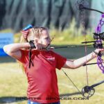 Archery competition during at Mesa Community College during the 2023 Desert Challenge games in Mesa, Ariz. (Photo by Christopher Di Virgilio).