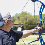 Archery competition during at Mesa Community College during the 2023 Desert Challenge games in Mesa, Ariz. (Photo by Christopher Di Virgilio).