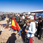 Fans gather at the 2023 ISA World Para Surfing Championships in Huntington Beach, Calif. (Photo by Sean Evans/ISA).