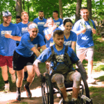 Anthony Picchione (center) the Gaylord Gauntlet. (Photo courtesy Anthony Picchione).
