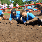 Anthony Picchione (center) the Gaylord Gauntlet. (Photo courtesy Anthony Picchione).