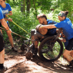 Anthony Picchione (center) the Gaylord Gauntlet. (Photo courtesy Anthony Picchione).