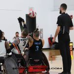 WWAR Generals emerged victorious over Ability 360 Heat, 56-51, during championship play at the 8th Annual PVA Wheelchair Rugby Invitational in Louisville. (Photo: Christopher Di Virgilio).