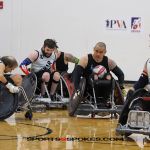 WWAR Generals emerged victorious over Ability 360 Heat, 56-51, during championship play at the 8th Annual PVA Wheelchair Rugby Invitational in Louisville. (Photo: Christopher Di Virgilio).