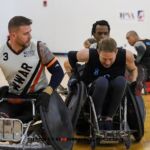 WWAR Generals emerged victorious over Ability 360 Heat, 56-51, during championship play at the 8th Annual PVA Wheelchair Rugby Invitational in Louisville. (Photo: Christopher Di Virgilio).