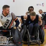 WWAR Generals emerged victorious over Ability 360 Heat, 56-51, during championship play at the 8th Annual PVA Wheelchair Rugby Invitational in Louisville. (Photo: Christopher Di Virgilio).