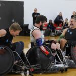 WWAR Generals emerged victorious over Ability 360 Heat, 56-51, during championship play at the 8th Annual PVA Wheelchair Rugby Invitational in Louisville. (Photo: Christopher Di Virgilio).