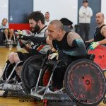WWAR Generals emerged victorious over Ability 360 Heat, 56-51, during championship play at the 8th Annual PVA Wheelchair Rugby Invitational in Louisville. (Photo: Christopher Di Virgilio).