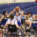 NY Fury's Emelia D'Antonio, No. 14, shoots during the Prep division NWBA Championship win. (Photo by Christopher Di Virgilio).