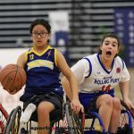 NY Fury's Emelia D'Antonio, No. 14, shouts in distraction during the Prep division NWBA Championship win. (Photo by Christopher Di Virgilio).