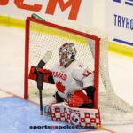 Team Canada's Adam Kingsmill during the gold medal match at the 2025 World Para Ice Hockey Championships at LECOM Harborcenter in Buffalo. (Photo by Christopher Di Virgilio).